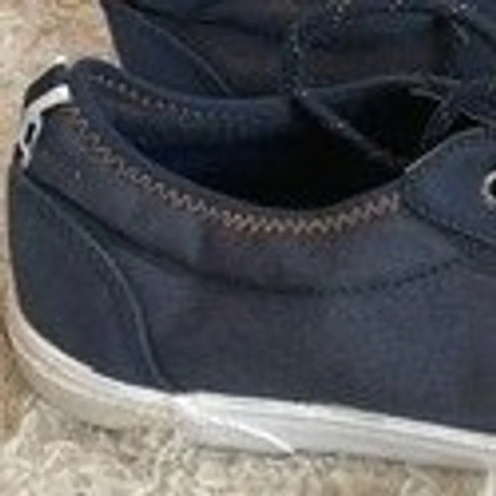 Sperry Top-Sider Deckfin Mens 6.5 Navy Blue Canvas Low Top Sneakers YB56830A